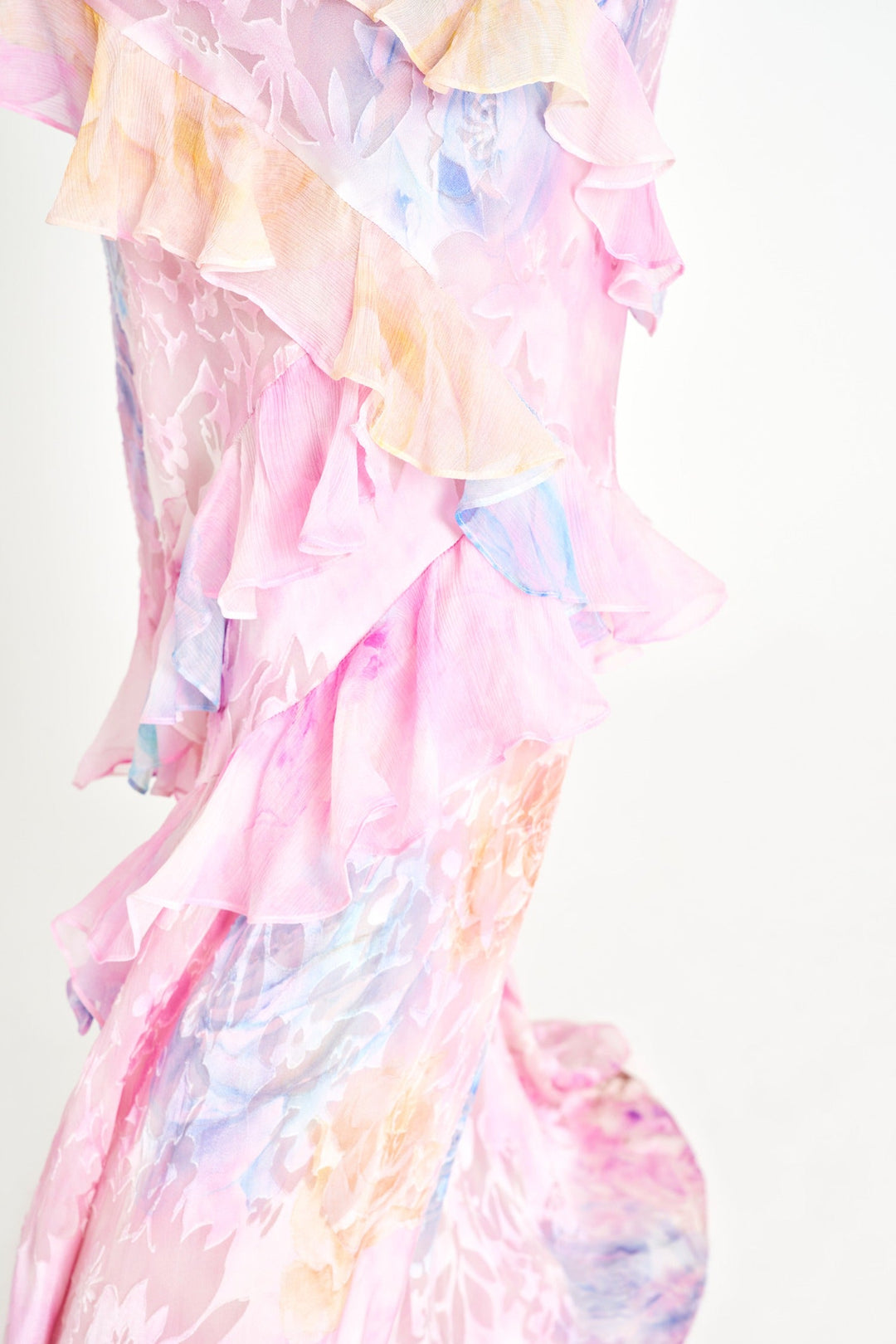 Rialto Floral Chiffon Maxi Dress