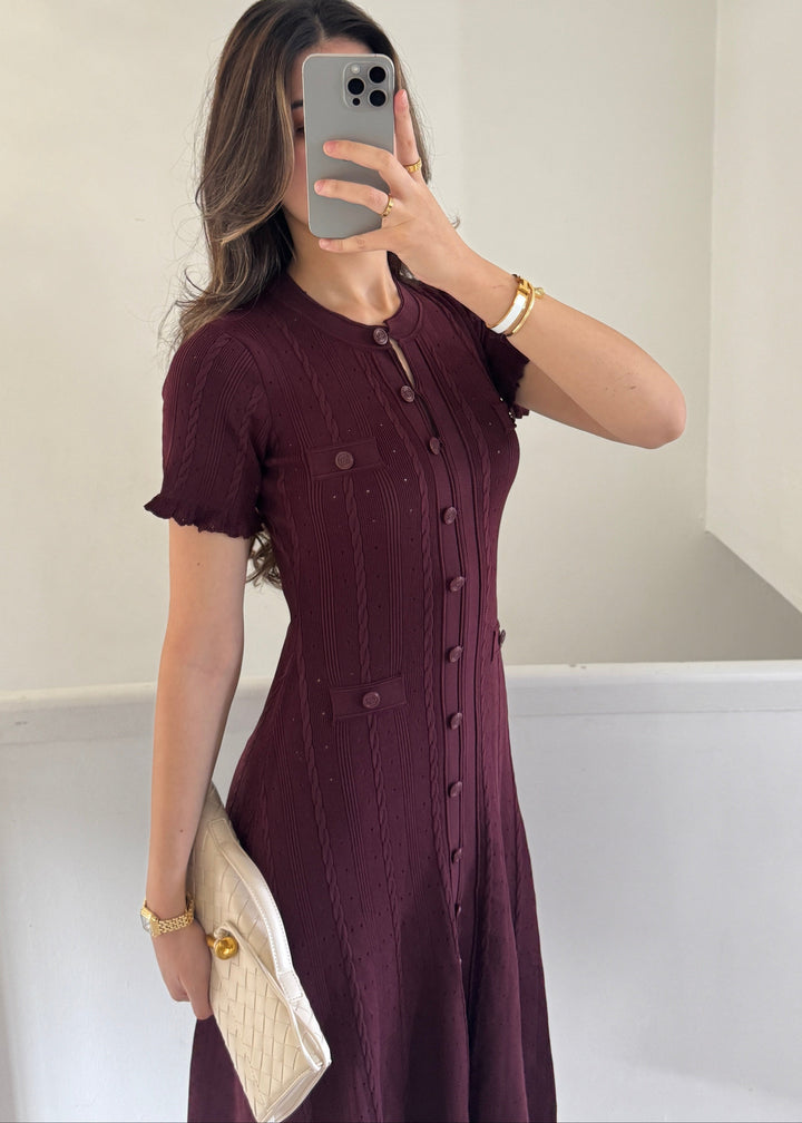 CLAIRE | Tweed Dress